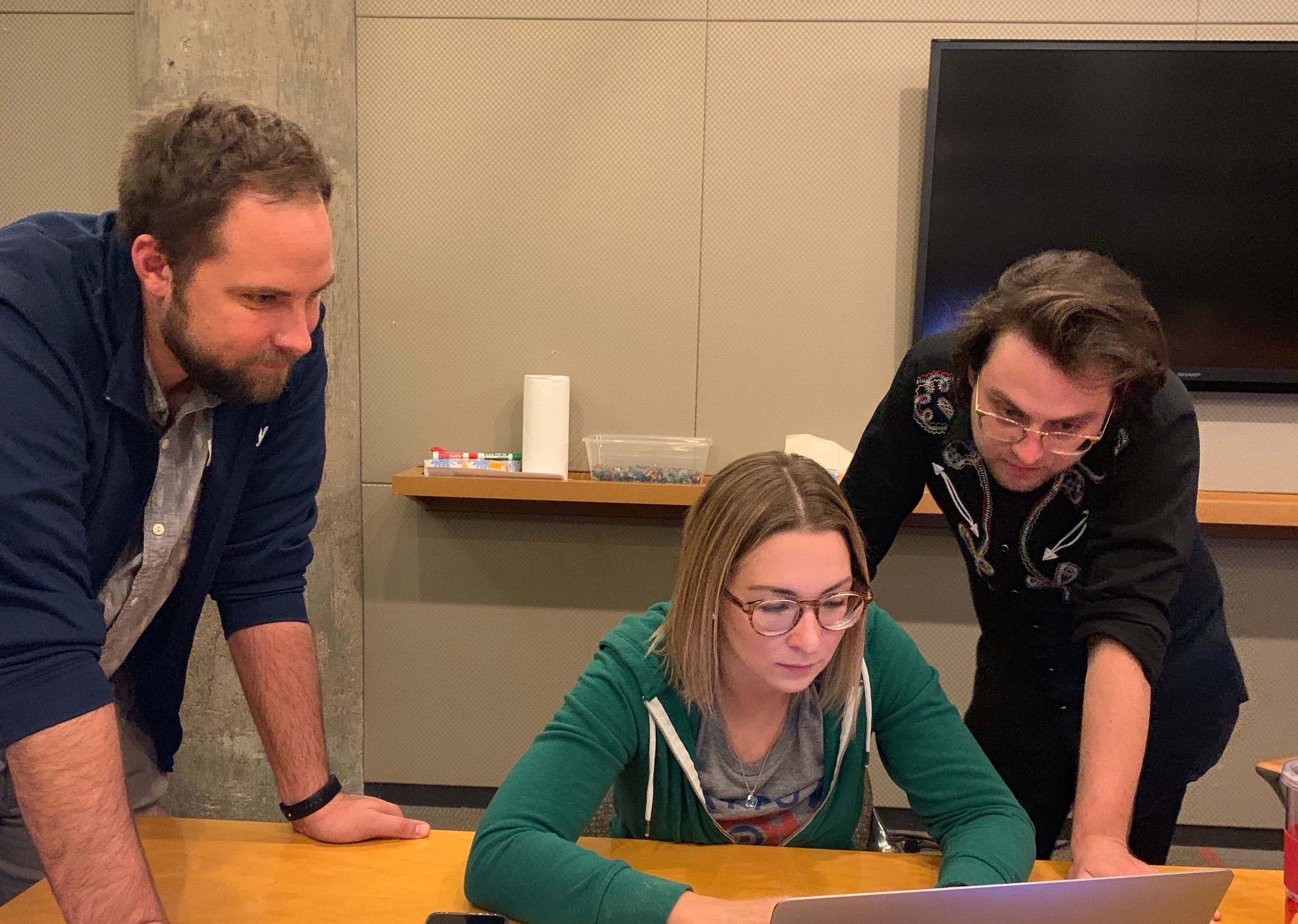 Adam Sykut collaborating with team at VML