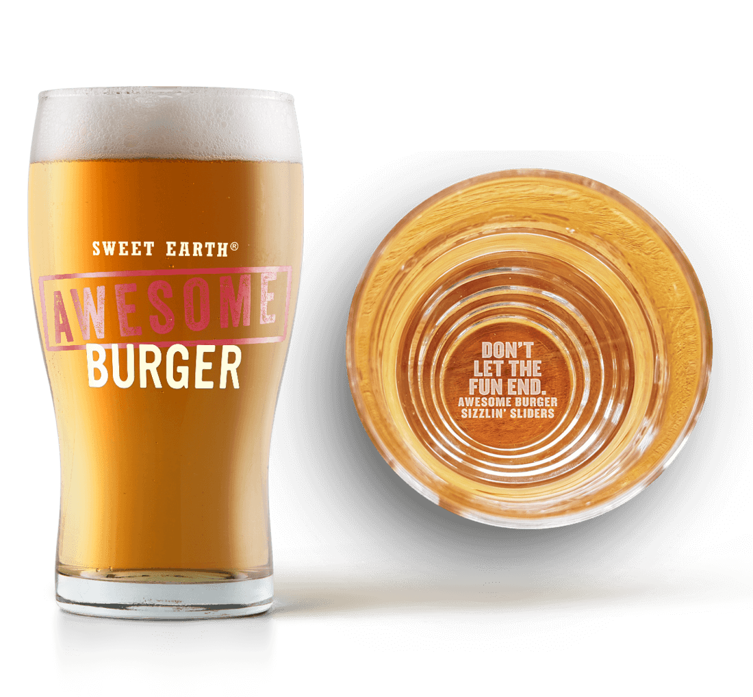 Sweet Earth Awesome Burger campaign element 6 by Adam Sykut